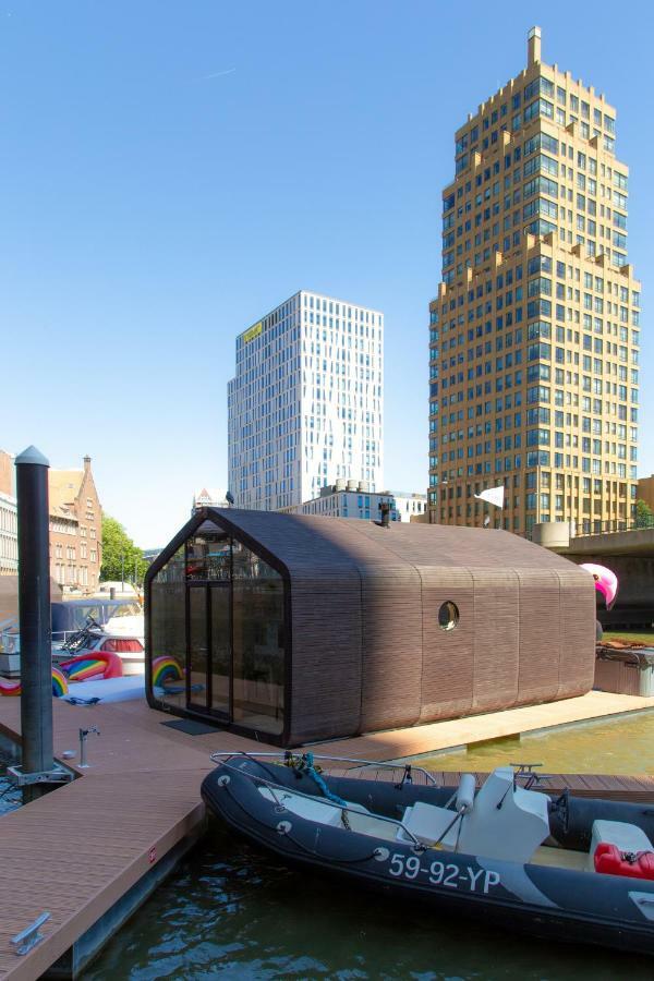 Hotel Wikkelboats At Wijnhaven Róterdam Exterior foto